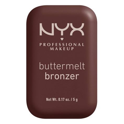 NYX Professional Makeup Buttermelt Bronzer - Butta Than U - 0.17oz Bronzer Makeup Products, Dream Makeup Products, Brown Makeup Products, Nyx Makeup Products, Nyx Bronzer, Trending Makeup Products, Physicians Formula Butter Bronzer, Makeup Materials, Bronzer Makeup