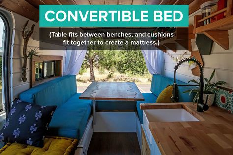 Campervan Bed Ideas: Best Designs for your Van Bed | Two Wandering Soles Campervan Bed Ideas, Urban Camping, Campervan Bed, Van Bed, Convertible Bed, Hammock Bed, Campervan Life, Van Build, Campervan Interior