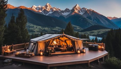 The Next Big Thing in Glamping: Innovative Amenities to Attract More Guests Luxury Glamping Ideas, Glamping Village, Glamping Ideas, Village Ideas, Composting Toilets, Glamping Resorts, Sustainable Building Materials, Luxury Glamping, Glamping Site