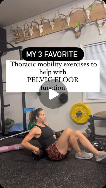 Angela | Postpartum Fitness & Fat Loss Coach on Instagram: "Did you know the thoracic spine plays an important role in pelvic floor function? 

Thoracic mobility helps maintain good posture and alignment. Poor posture, often resulting from a stiff thoracic spine from using a computer all day or feeding baby consistently, can lead to misalignment of the pelvis, which in turn affects the pelvic floor muscles and how they function.

Compression/tightness in the thoracic spine  decreases diaphragm function. 

Ever experience neck and shoulder pain and shallow breathing? Or like you can't catch your breath ? 
 
The diaphragm works with the pelvic floor and core muscles; when the diaphragm functions well, it supports the pelvic floor in maintaining intra-abdominal pressure and overall pelvic hea Misaligned Pelvis, Thoracic Mobility, Postpartum Fitness, Pelvic Health, Feeding Baby, Neck And Shoulder Pain, Pelvic Floor Muscles, Mobility Exercises, Poor Posture