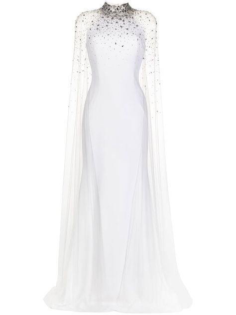 Jenny Packham White Dress Classy, Jenny Packham Dresses, Fashion Dresses Formal, Classy Wedding Dress, Preformance Outfits, White Evening Dress, Designer Evening Gowns, Designer Evening Dresses, High Neck Sleeveless