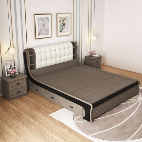 Latest Wooden Bed Designs, Simple Bed Designs, Box Bed Design, Double Bed Designs, Small Bedroom Furniture, Wood Bed Design, Wooden Bed Design, Bed Design Modern, Small Bedroom Decor