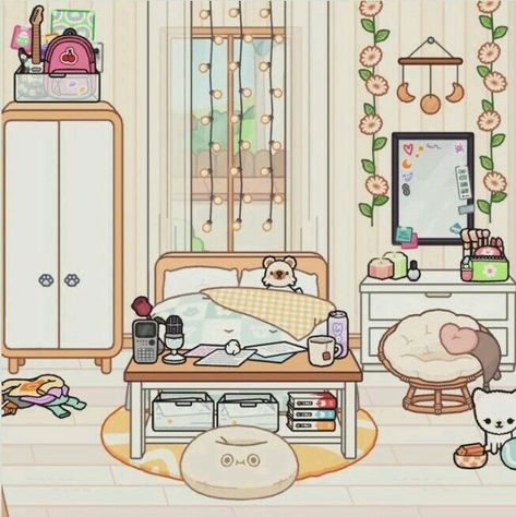 Modern Mansion Bedroom, Clarence Cartoon Network, Toca Boca Hair Salon, Toca Life World Aesthetic Pfp, Bad Room Ideas, Toca Ideas, Toka Boka, Cat Drawing Tutorial, Free House Design