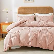 Tufted Comforter, Tufted Bedding, Textured Duvet Cover, Beige Comforter, Boho Duvet Cover, Boho Duvet, Pink Duvet, Pink Duvet Cover, Comforter Cover