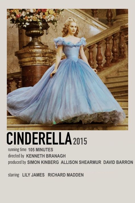 Cinderella Movie Poster, Ben Chaplin, Indie Movie Posters, Film Polaroid, Cinderella Movie, Cinderella 2015, Scrapbook Disney, Polaroid Posters, Iconic Movie Posters