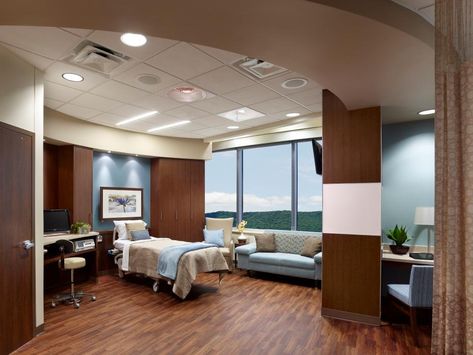 Rendering - Labor & Delivery Patient Room (Baylor Medical Center at McKinney) Interior Design Competition, Healthcare Interior Design, Hospital Architecture, Healthcare Architecture, Hospital Interior, Vip Room, Hospital Room, Hospital Interior Design, Labor Delivery