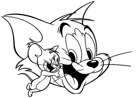 Tom and Jerry, : Jerry Love Tom in Tom and Jerry Coloring Page Tom And Jerry Coloring, Sisters Pics, Tom A Jerry, Tom And Jerry Drawing, Desenho Tom E Jerry, Tom Und Jerry, Jerry Cartoon, Tom Et Jerry, Tom And Jerry Cartoon