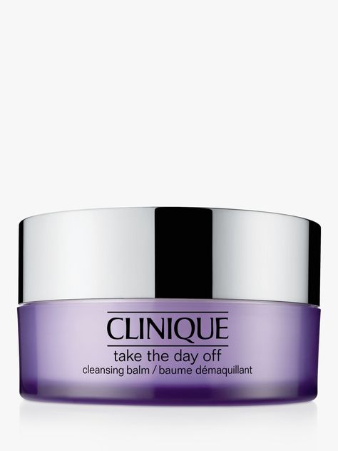 Clinique Makeup Remover, Makeup Remover Balm, Clinique Take The Day Off, Top Skin Care Products, Skin Care Range, Skin Dryness, Clinique Makeup, Cleansing Balm, Cleanser And Toner