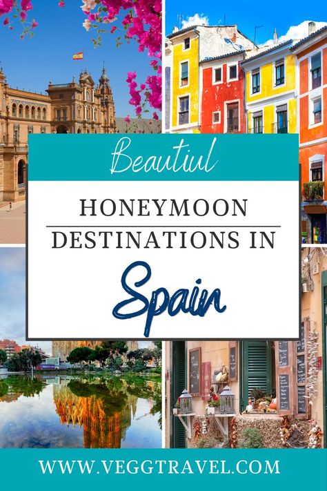 Romantic destinations in Spain Honeymoon In Spain, Spain Honeymoon, European Summer Vacation, Places In Spain, Spain Barcelona, Most Romantic Places, Romantic Getaway, Romantic Places, Europe Travel Destinations