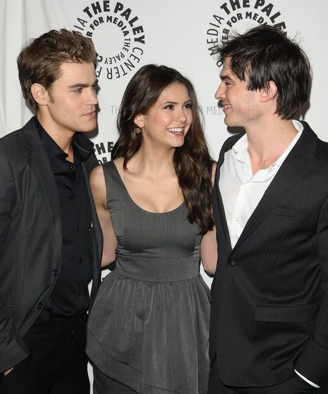 Nina And Ian And Paul, Ian And Nina And Paul, Ian Paul And Nina, Paul Ian And Nina, Ian Nina And Paul, Nina Paul And Ian, Nina Ian And Paul, Nina Dobrev And Ian Somerhalder, Ian Somerhalder And Paul Wesley