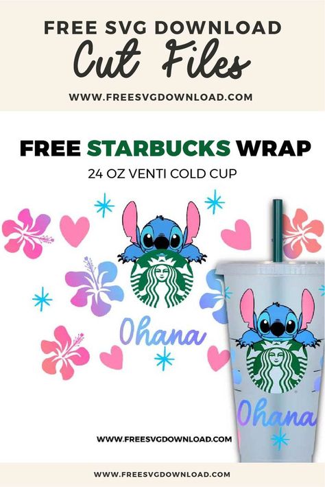 Ohana Svg, Hibiscus Svg, Starbucks Wrap Svg, Free Cricut Images, Starbucks Wrap, Starbucks Cup Design, Starbucks Cup Art, Cricut Projects Easy, Starbucks Design