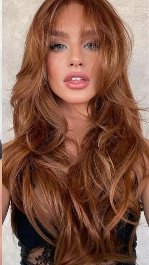 Light Auburn Hair, Copper Blonde Hair, Rambut Brunette, Red Hair Inspo, Ginger Hair Color, Copper Hair Color, Hair Color Auburn, Strawberry Blonde Hair, Haircut And Color