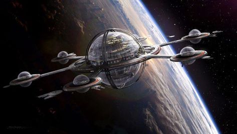 75 Cool Sci Fi Spaceship Concept Art & Designs To Get Your Inspired Star Trek Ship, Concept Art Landscape, Sci Fi Comics, Blond Amsterdam, Sci Fi Ships, Space Fantasy, Spaceship Art, Spaceship Concept, Star Wars Rpg