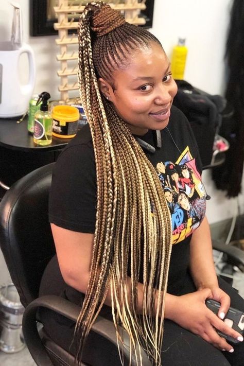 Hi ladies, Welcome to another hairstyle blog post, we are glad that you are here. and you definitely would love it in here. Today we shall be sharing with you Ghana weaving shuku Styles On Point You Should Give A Try Shuku Styles, Luxury Hairstyles, Brandy Braids, Feed In Braids Ponytail, Hair Chart, Cornrow Ponytail, Cornrows Braids For Black Women, Ghana Weaving, Long Ponytail