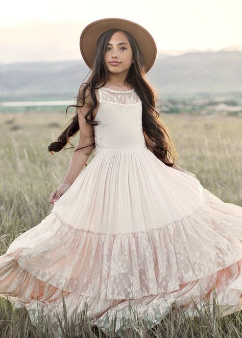 Ruffle Flower Girl Dress, Joyfolie Dress, Boho Flower Girl Dress, Illusion Lace Dress, Boho Photoshoot, Blush Flower Girl Dresses, White Tulle Dress, Flower Girl Gown, Boho Flower Girl