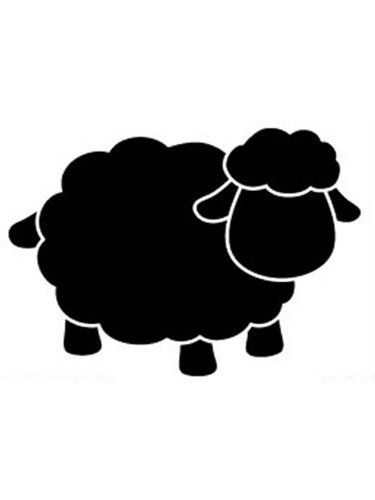 Free printable Sheep stencils and templates Sheep Outline Printable, Sheep Art And Craft, Sheep Template Free Printable, Sheep Outline, Sheep Template, Sheep Svg, 14th Birthday Party Ideas, Sheep Cartoon, Tooth Fairy Bag