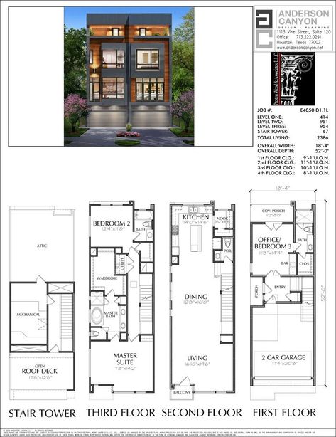 Duplex Townhouse, Duplex Floor Plans, Narrow House Plans, Duplex Plans, Modern Townhouse, Duplex Design, Townhouse Designs, Duplex House Plans, Narrow House