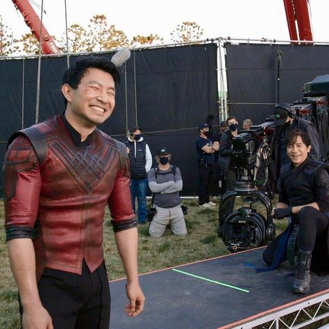 Tony Leung Chiu Wai, Marvel Bts, Tony Leung, Simu Liu, Ten Rings, Mcu Cast, Shang Chi, Cast Photos, Marvel Photo