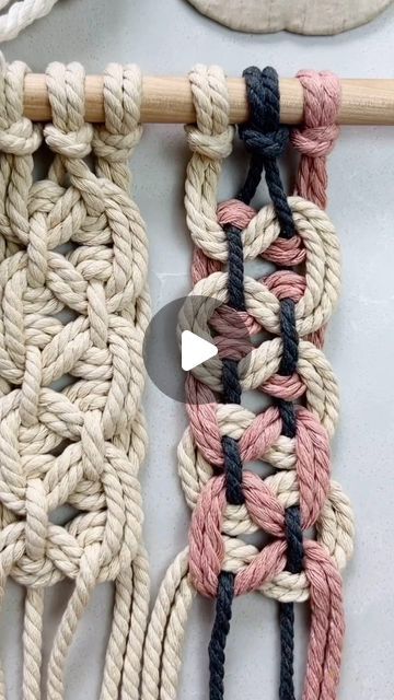 Macrame Techniques, Handfasting Cords, Macrame Knots Tutorial, Knots Tutorial, Macrame Knot, Macrame Patterns Tutorials, Macrame Ideas, Macrame Knots, Macrame Tutorial