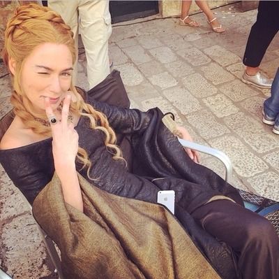 Hosted by imgur.com Lena Headey, Behind The Scenes, Game Of Thrones