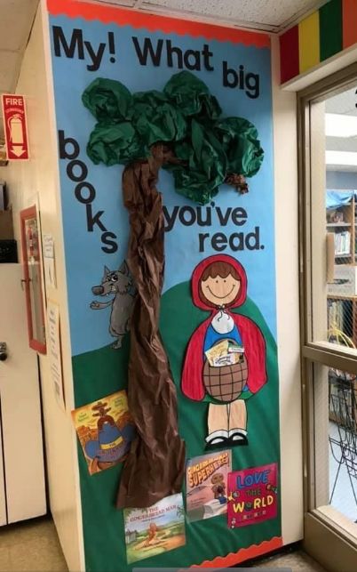 Fairy Tale Door Decorations, Fairytale Hallway Decorations, Fairy Tale Door Decorations Classroom, Book Themed Classroom Doors, Fairy Tale Bulletin Board Ideas, Storybook Classroom Theme, Fairy Tale Bulletin Board, Fairytale Bulletin Board Ideas, Fairytale Classroom Theme