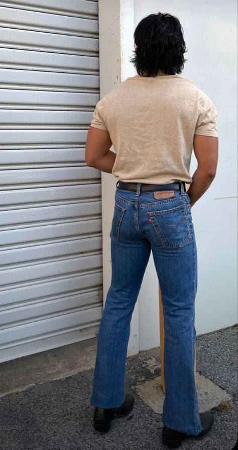 70s Fashion Men, Nice Pants, Western Outfits Men, Asian Man, Estilo Indie, 70s Outfits, Cowboy Outfits, Mens Outfit Inspiration, Stylish Mens Outfits