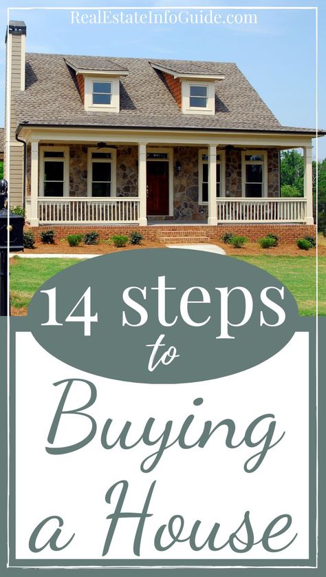 Buying a home is a stressful and complex process. One which cannot be done without time and preparation. So, to give you a taster of what you can expect, here is a 14 step guide to buying a house. This is a must read if you are thinking of purchasing a house for the first-time or simply looking to buy a new home. Click the link to read all the steps and be prepared to buy your next home!  #Firsttimehomebuyer #buyingahomefirsttime #REIG #HomeBuying #buyingAHome Your favorite Realtor will love our Buying A House Checklist, Homebuyer Tips, Buying First Home, House Checklist, New Home Checklist, Home Buying Checklist, Buying A House, Buy A House, Buying Your First Home