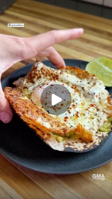 Good Morning America on Instagram: "Try this quick and easy feta fried egg recipe from food writer and recipe developer @graceelkus! 🍳🤤

#Viral #Foodie #Recipes #Feta #Eggs" Fried Egg Recipes, Breakfast Quesadillas, Cheese Tacos, Foraged Food, Breakfast Wraps, Nonstick Skillet, Fried Eggs, Hash Browns, Idee Pasto Sano