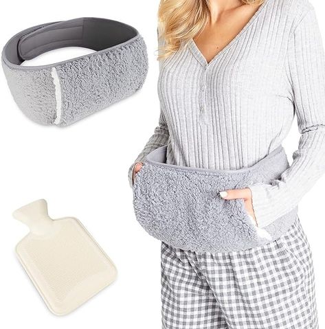 CityComfort Hot Water Bottle Belt, Wearable Hot Water Bottle Pouch (Grey) : Amazon.co.uk: Health & Personal Care Winter Safety, Water Bottle Pouch, Hot Cold Packs, Water Bottle Bag, Warm Bed, Waist Pouch, Cold Pack, Hot Water Bottle, Bottle Bag