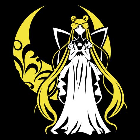 Princess Serenity Sailor Moon Vinyl Decal Sticker (Anime Car Laptop PC Decor) Sailor Moon Cricut Ideas, Anime Vinyl Decal, Sailor Moon Stencil, Cricut Vinyl Ideas, Anime Car Decals, Sailor Moon Svg, Anime Cricut, Sailor Moon Cat, Moon Cross Stitch Pattern