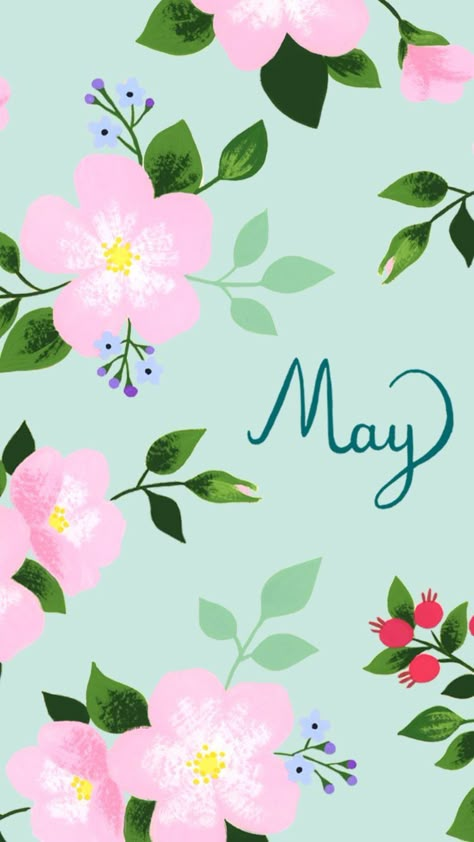 Month Of May Wallpaper Backgrounds, May Wallpaper, Month Wallpaper, Beachy Wallpapers, Monthly Wallpapers, Seasonal Wallpaper, Coastal Wallpaper, Easter Wallpaper, Spring Background