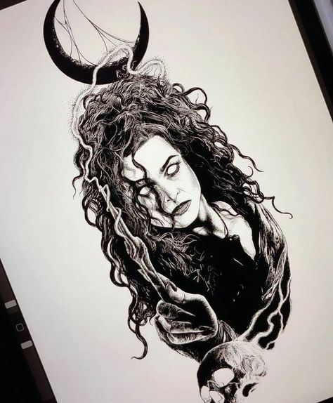 Bellatrix Lestrange Drawing, Bellatrix Lestrange Tattoo, Harry Potter Tattoo Unique, Slytherin Tattoo, Harry Potter Tattoo Sleeve, Pop Culture Tattoos, Harry Potter Bellatrix Lestrange, Culture Tattoos, Hp Tattoo