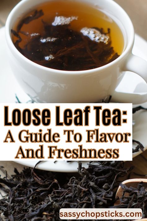 This beginner's guide unlocks the secrets of loose-leaf tea. Learn about the different types, brewing techniques, blends, and more. Loose Leaf Tea Blends, Easy Drink Recipes, Fruit Infused Water, Easy Drinks, Recipe Board, Fruit Infused, Chinese Cooking, Tea Blends, Good Healthy Recipes