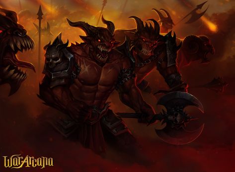 ArtStation - Demon army, Amanda Kihlström Demon Army Fantasy Art, Demon Soldier, Demon Beast, Demon Army, Dark Demon, Army Art, Fantasy Demon, Dragon Rpg, Creatures Art