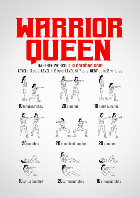 Boxing Fitness Workout, Mma Women Workout, Kickboxer Workout, Acotar Workout, Warrior Exercise, Fantasy Workout, Combat Workout, Darebee Workout, Boxing Workouts