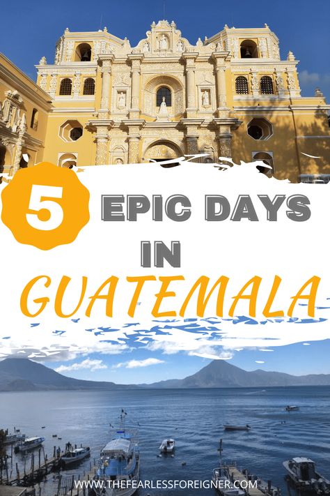 Guatemala Itinerary, Oaxaca Mexico Travel, Guatemala Travel, Guatemala City, Lake Atitlan, Vacation Itinerary, Central America Travel, City Vacation, South America Travel