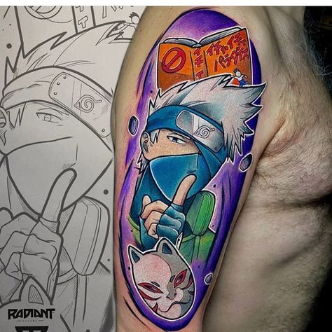 11 Me gusta, 0 comentarios - AnimeTattoo 🇺🇸🇧🇷🇻🇪🇵🇪🇯🇵🏯 (@animetatto) en Instagram: "Hatake Kakashi 😍🔥🐲 is beautiful @raul_de_la_o_tattoo 😈 excelente mano  Follow me and Tag your.…" Anbu Tattoo, Kakashi Tattoo, Naruto Tattoos, Anbu Mask, Kakashi Anbu, Tattoo Artists Near Me, Lightning Tattoo, Full Leg Tattoos, Dragon Face