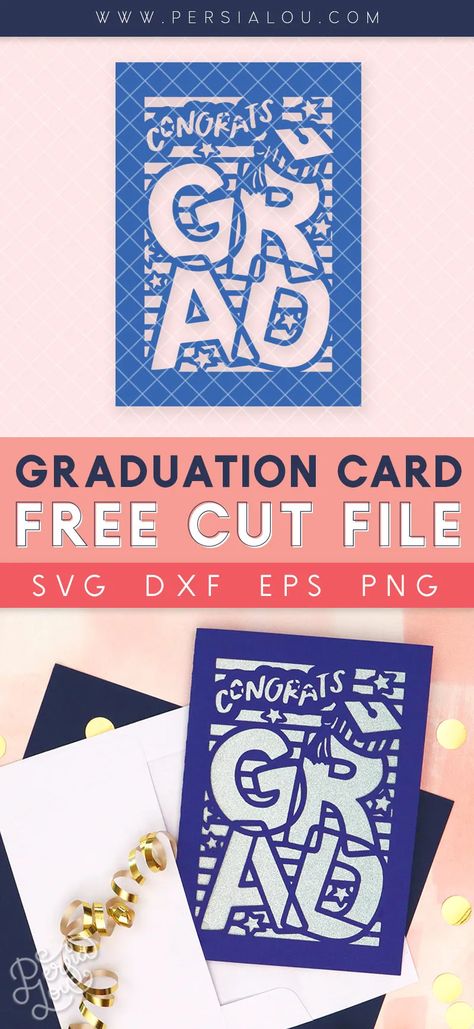 Congrats Grad! Free Graduation Card SVG Graduation Card Diy, Graduation Cards Diy, Diy Graduation Cards, Graduation Cards Handmade, Graduation Card Messages, Grad Cards, Card Svg, Paper Stuff, Tea Design