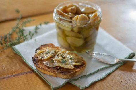 This Sous Vide Garlic Confit is a fantastic condiment to have in the fridge at all times. You can toss it in pasta, spread it on bread or toast, or use it as a topping for cheese and crackers. You also might want to eat it straight from the jar, and that’s okay, too! Joule Sous Vide, Sous Vide Vegetables, Confit Recipes, Garlic Confit, Sous Vide Recipes, Sous Vide Cooking, Molecular Gastronomy, Good Eats, Spreads