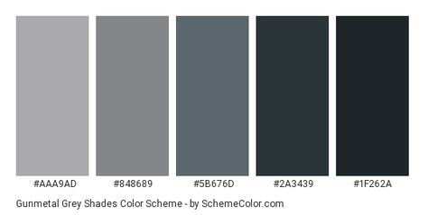 Black Grey Color Palette, Gray Hex, Truck Builds, Surprise Images, Hexadecimal Color, Wardrobe Architect, Autumn Color Palette, Grey Shades, Colors And Emotions