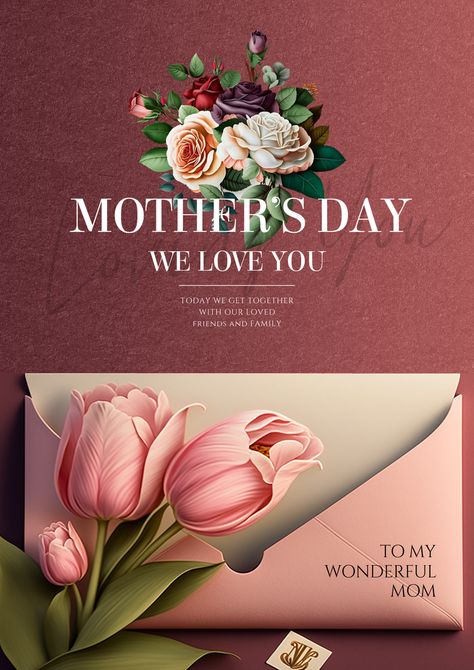 Flower Creative Ads, Flowers Poster Design, Mother Day Poster Design, Mothers Day Graphic Design, Flower Ads, Mothers Day Poster Design, Mothers Day Cartoon, Mothers Day Ad, Mothers Day Design