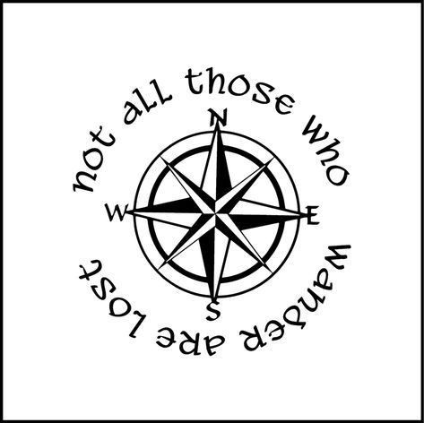 Not All Those Who Wander Are Lost Compass Vinyl Decal/sticker - Etsy Van Graphics, Ancient America, Sticker For Laptop, Travel Quotes, Laptop Stickers, Decals Stickers, Compass, Bumper Stickers, Vinyl Decals