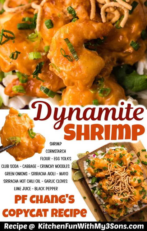 Dynamite Shrimp Pf Changs, Pf Chang’s Dynamite Shrimp, Pf Chang Dynamite Shrimps, Pf Chang Shrimp Dynamite Recipe, Pf Chang Recipes Copycat, Dynamite Prawns Recipe, Dragon Shrimp Recipe, Pf Changs Recipes, Dynamite Shrimp Recipe