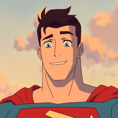 My Adventures With Superman Icon, Superman Pfp, My Adventures With Superman, Adventures With Superman, Superman Drawing, Haircut Inspo, Adventures Of Superman, Superman Art, Otaku Art