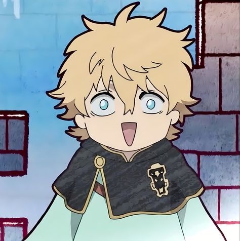 Luck Black Clover Icon, Luck Voltia Icon, Black Clover Luck, Luck Black Clover, Luck Voltia, Anime Meme Face, Clover Manga, Black Clover Manga, Pix Art