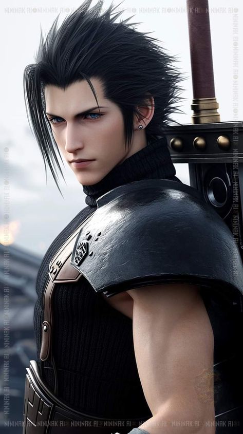 Ff7 Characters, Final Fantasy Remake, Zack Fair Cosplay, Final Fantasy Zack, Zack Final Fantasy Vii, Zack Fair Wallpaper, Zack Fair Fanart, Zack Ff7, Zack Fair Final Fantasy Vii