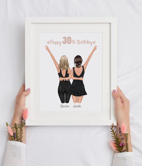 30th birthday personalized print, Best friend birthday gift, Best Friend customized Print, Happy 30th Birthday print - DIGITAL DOWNLOAD https://etsy.me/3KowgYD #birthday #lovefriendship #bestfriendgifts #bestfriendprint #friendshipprint #bestiepresent #bestiebirthdaygi 30th Birthday Ideas For Twins, 30 Birthday Gifts For Her, Sweet 30 Birthday, Happy 30th Birthday For Her, 30th Birthday Gift Ideas For Women, 30th Birthday Gifts For Best Friend, Best Friend 30th Birthday Gift, 30th Birthday Presents, Thirtieth Birthday