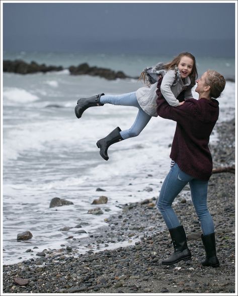 Playing on the windy beach in Hunter boots | Dress With Rain Boots, Playing On The Beach, Top Banana, Current Styles, Rainy Day Outfit, Day Outfit, Oregon Coast, Elizabeth And James, Summer 2023