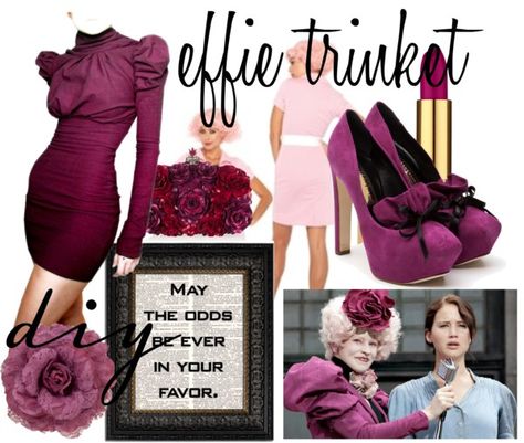 Effie Trinket Hunger Games Halloween Costume Effie Trinket Costume, Capitol Fashion, Hunger Games Effie, Hunger Games Costume, Hunger Games Outfits, Hunger Games Party, Capitol Couture, Hunger Games Fashion, Effie Trinket