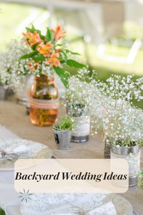 Transform your backyard into a magical wedding venue with these inspiring ideas! From enchanting lighting to rustic decor and cozy seating arrangements, discover creative ways to make your intimate celebration unforgettable. Embrace the charm and intimacy of a backyard wedding with these dreamy ideas that will leave a lasting impression on you and your guests. #WeddingPlanning #BackyardWedding #WeddingIdeas #OutdoorCelebration Micro Wedding Food Ideas, Backyard Wedding Food Ideas, Micro Backyard, Food Ideas To Make, Backyard Wedding Food, Hummingbird Wedding, Wedding Nutritionist, Backyard Bbq Wedding, Dreamy Backyard